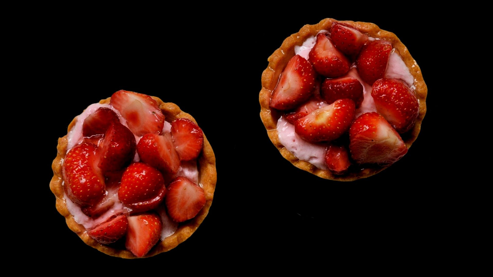 Wallpaper Strawberry, dessert, food, fruits