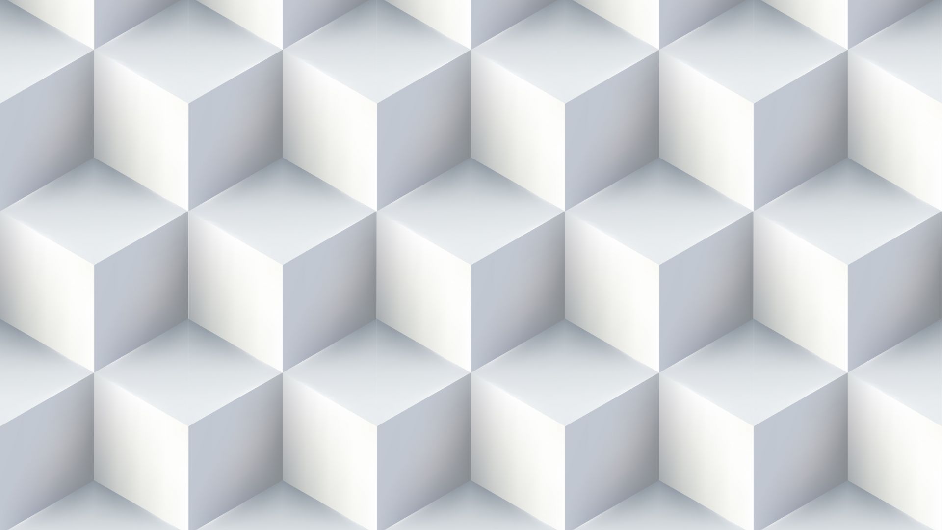 Wallpaper Texture, white cubes, abstract, pattern