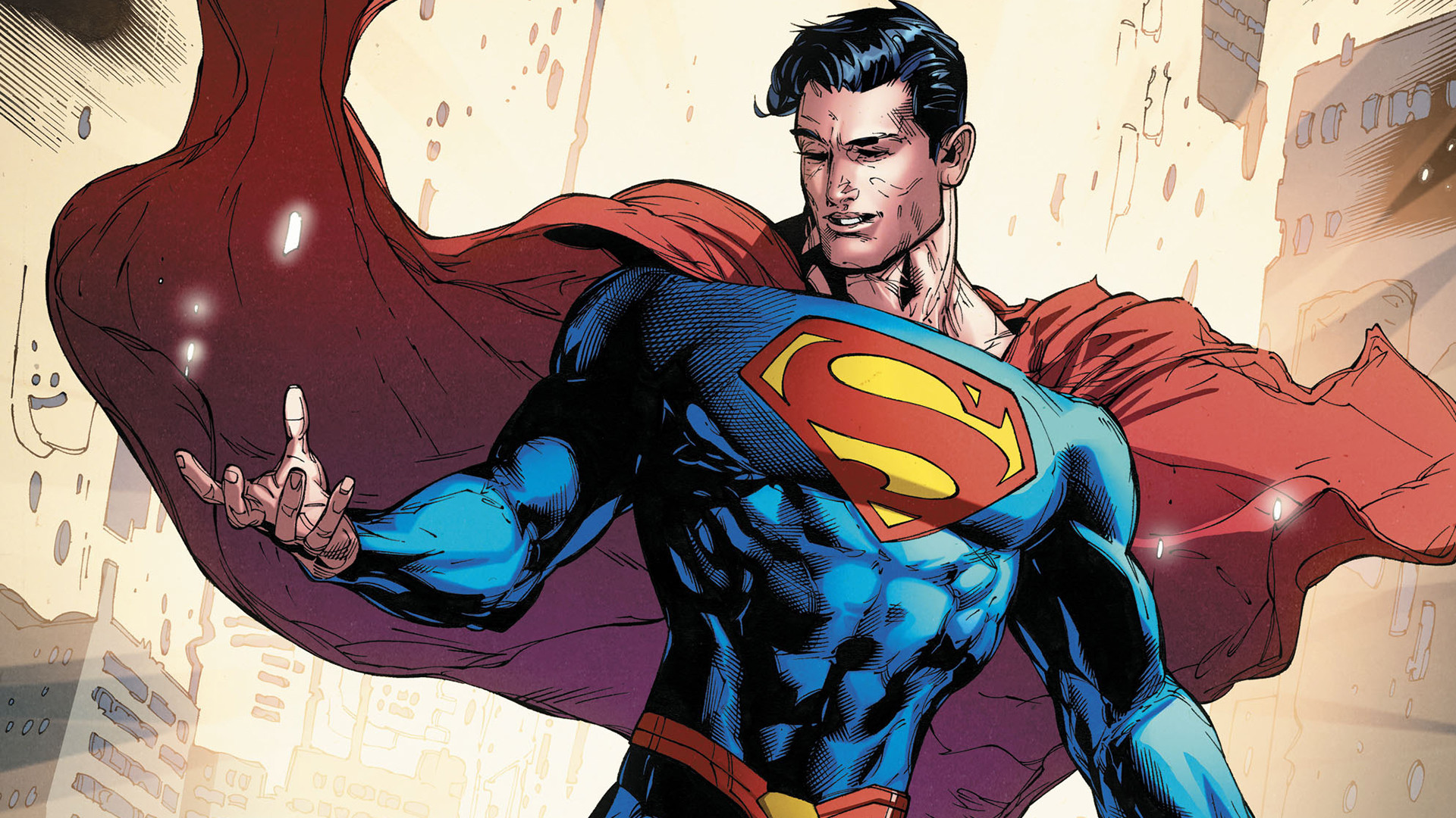 Wallpaper Superman, flight, comics
