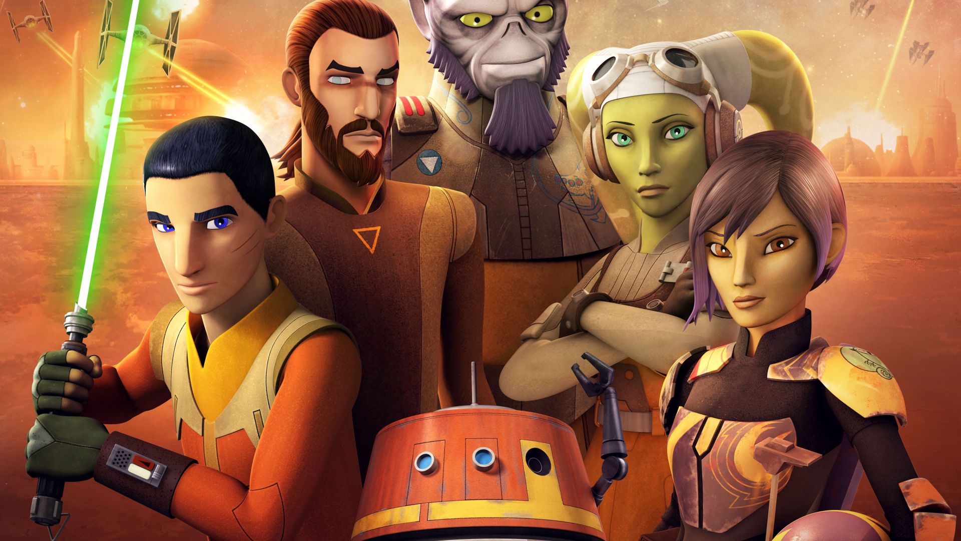 Wallpaper Star Wars Rebels, animated tv series, 4k