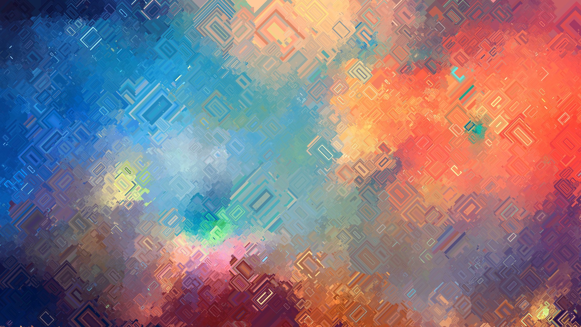 Wallpaper Abstract digital colorful artwork