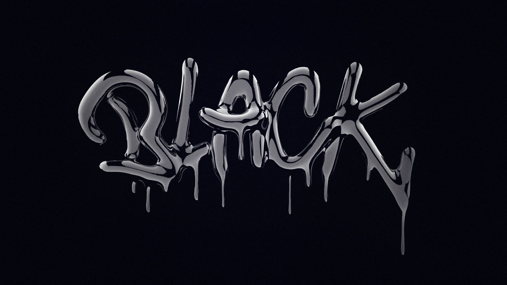 Wallpaper Black, typography, dark art