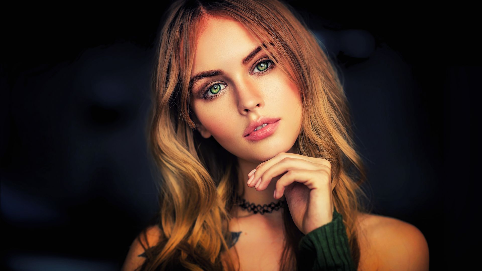 Wallpaper Anastasia Scheglova, beautiful face, model