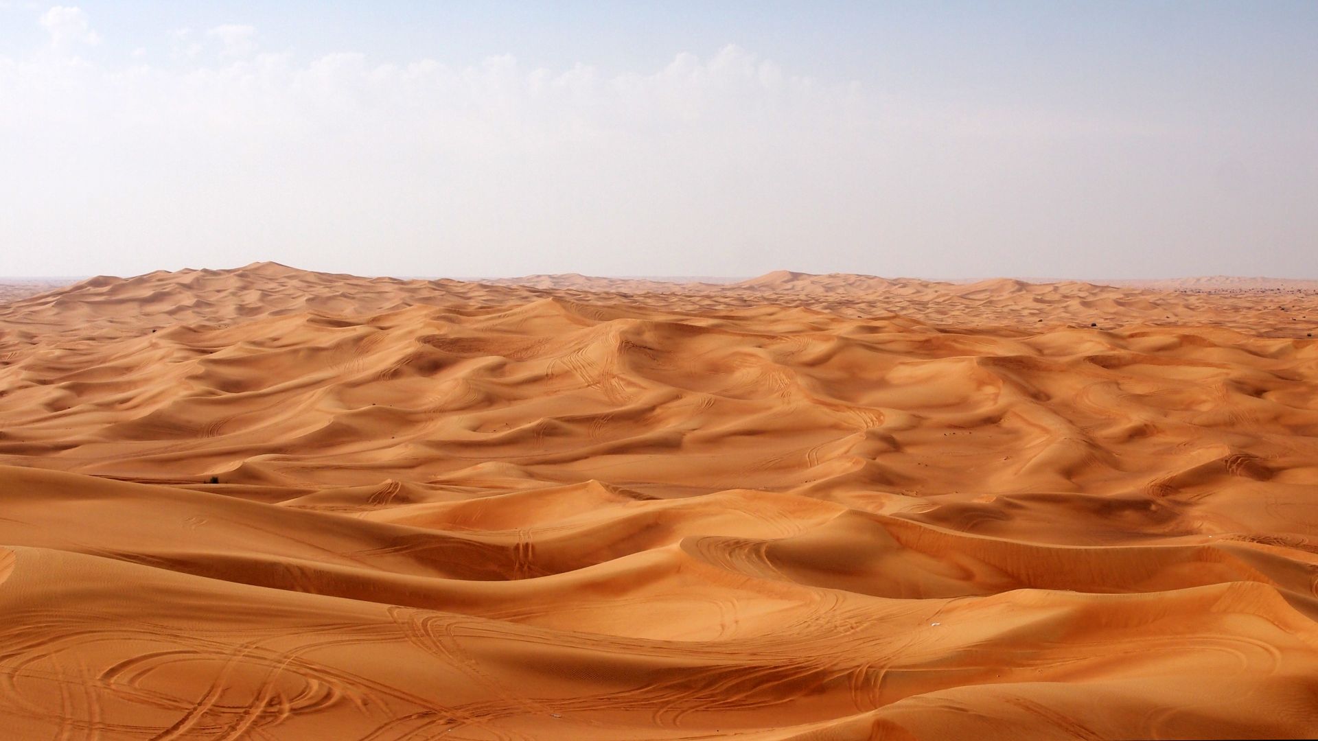 Wallpaper Desert, Desert dunes, nature