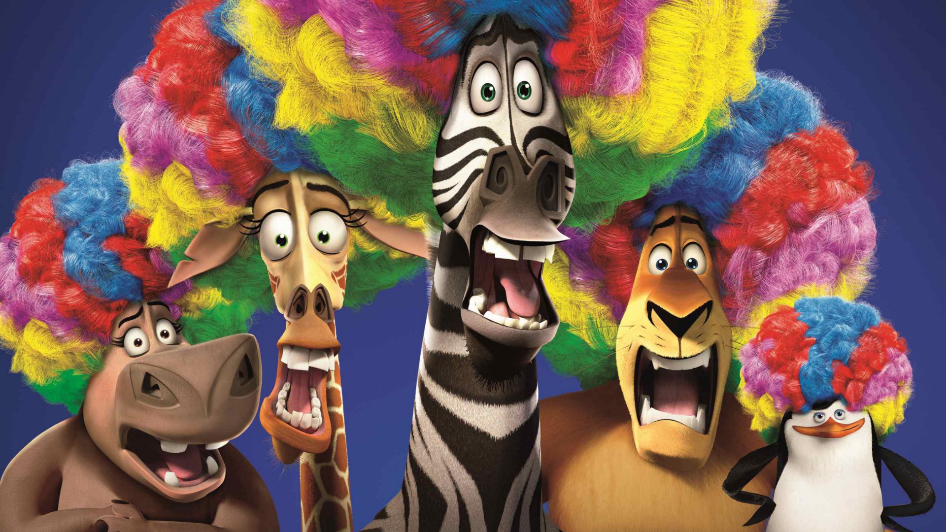 Wallpaper Madagascar 3: Europe's Most Wanted, animation