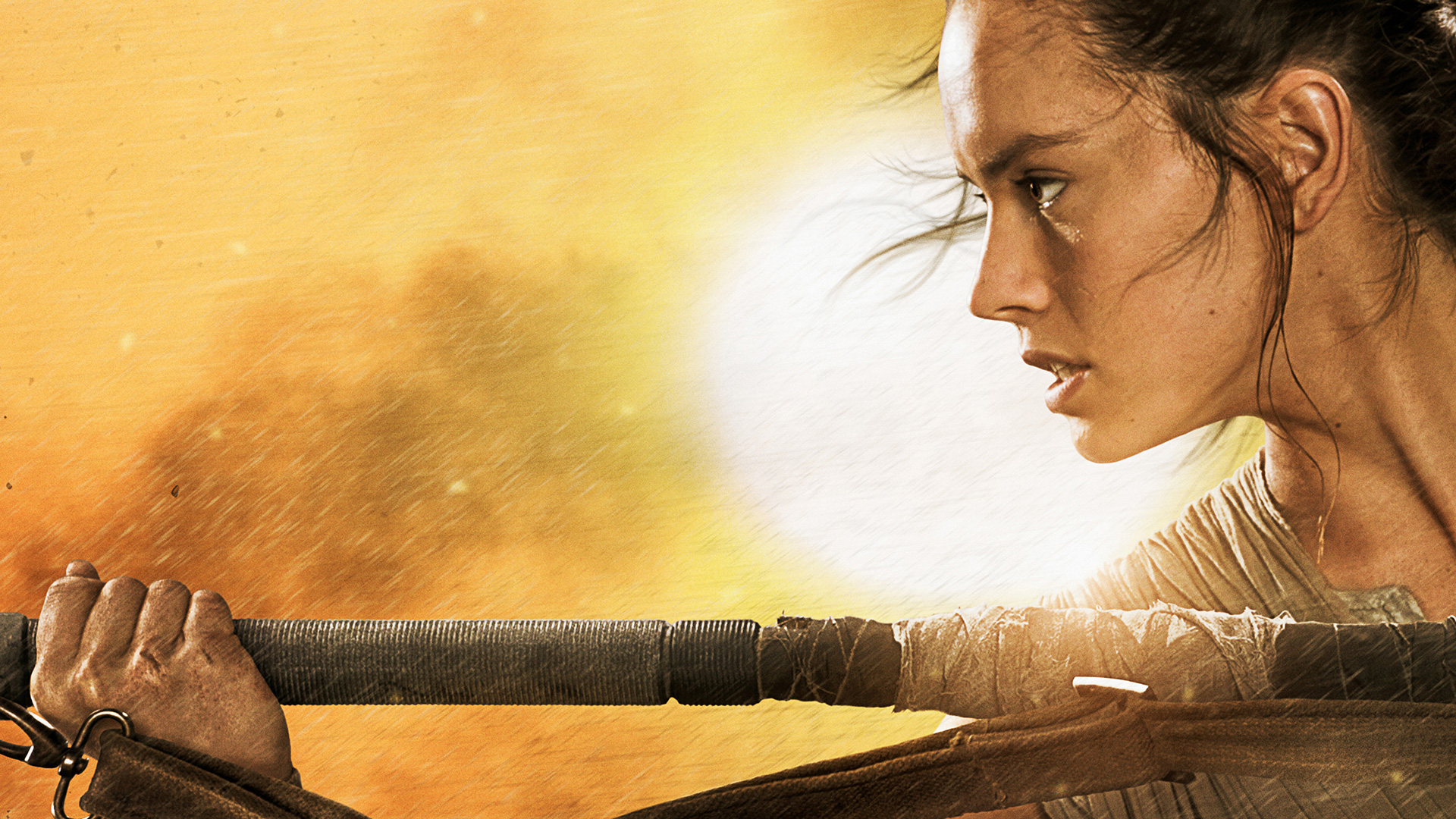 Wallpaper Daisy Ridley, Star Wars: The Force Awakens, 2015 movie