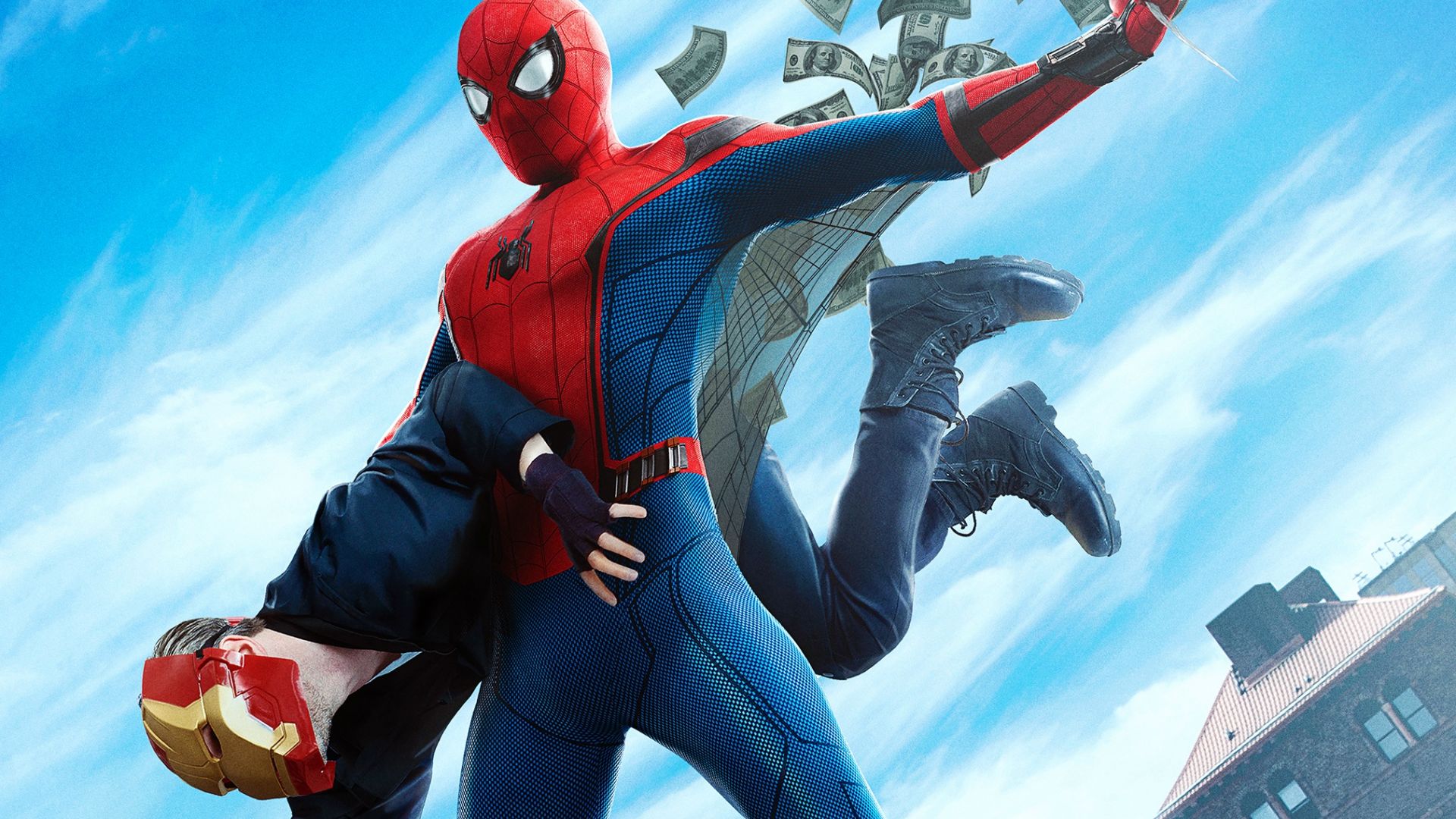 Wallpaper Spider-Man: homecoming, movie, spider man & robber