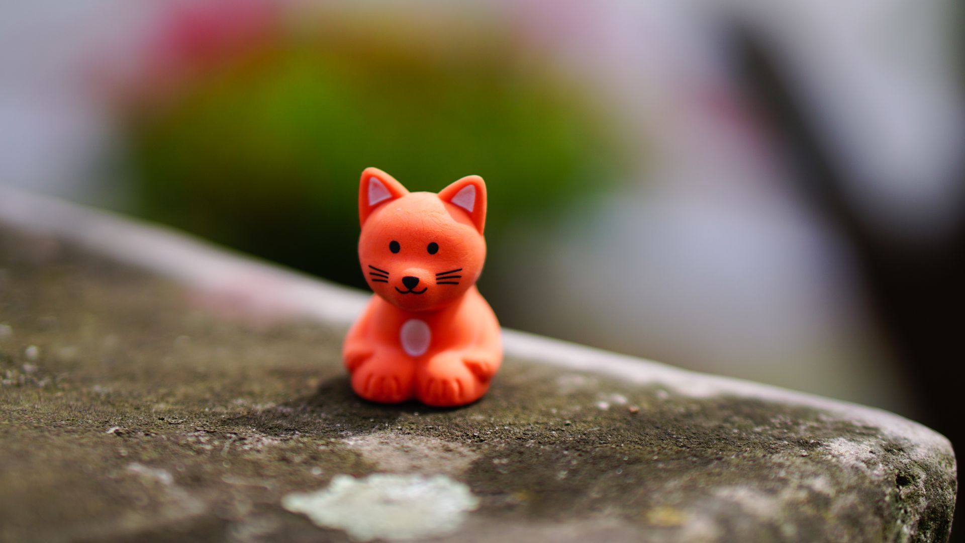 Wallpaper Red fox, small, toy, cute