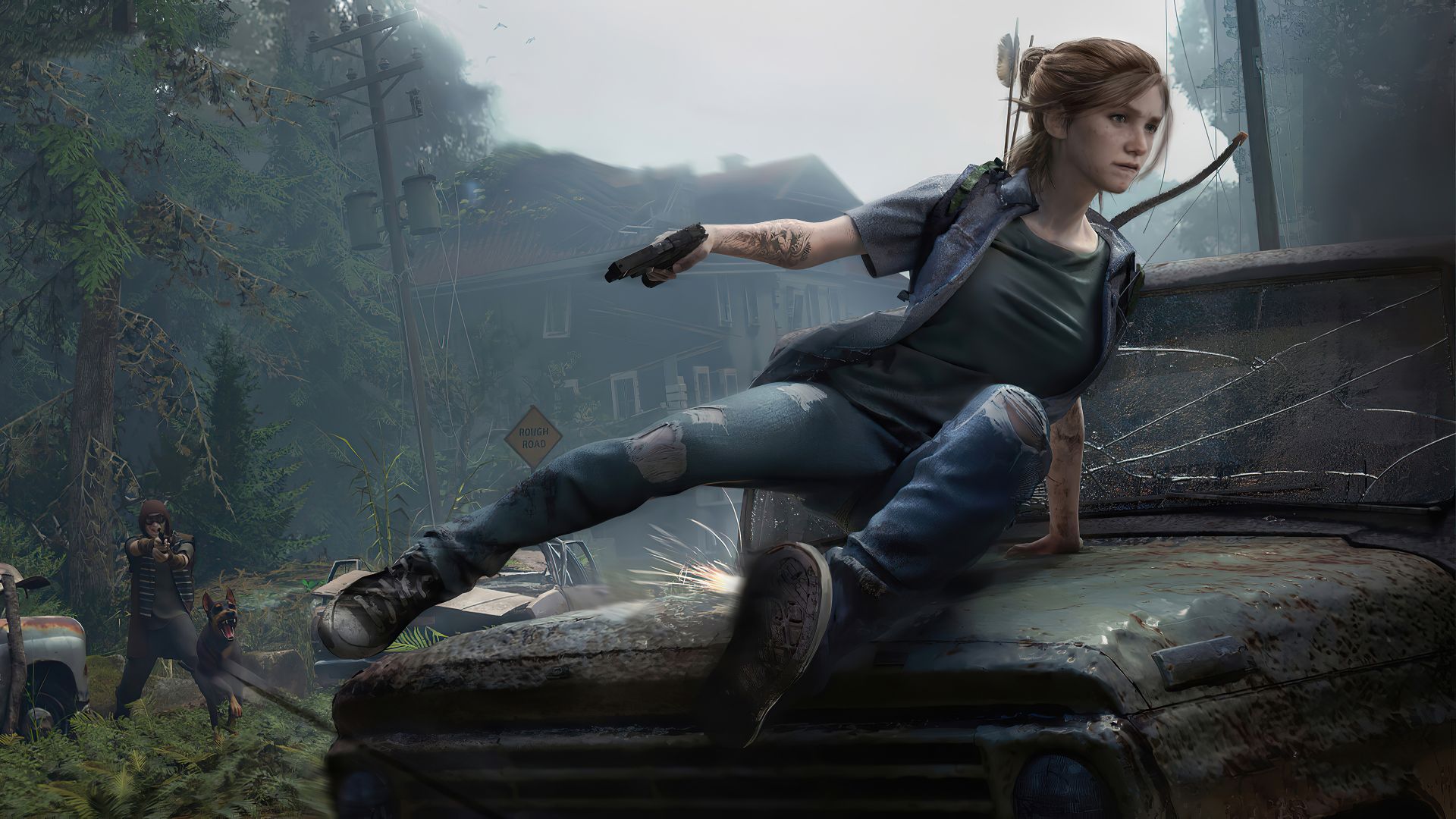 Wallpaper The Last of Us, Ellie, game 2020, fan art