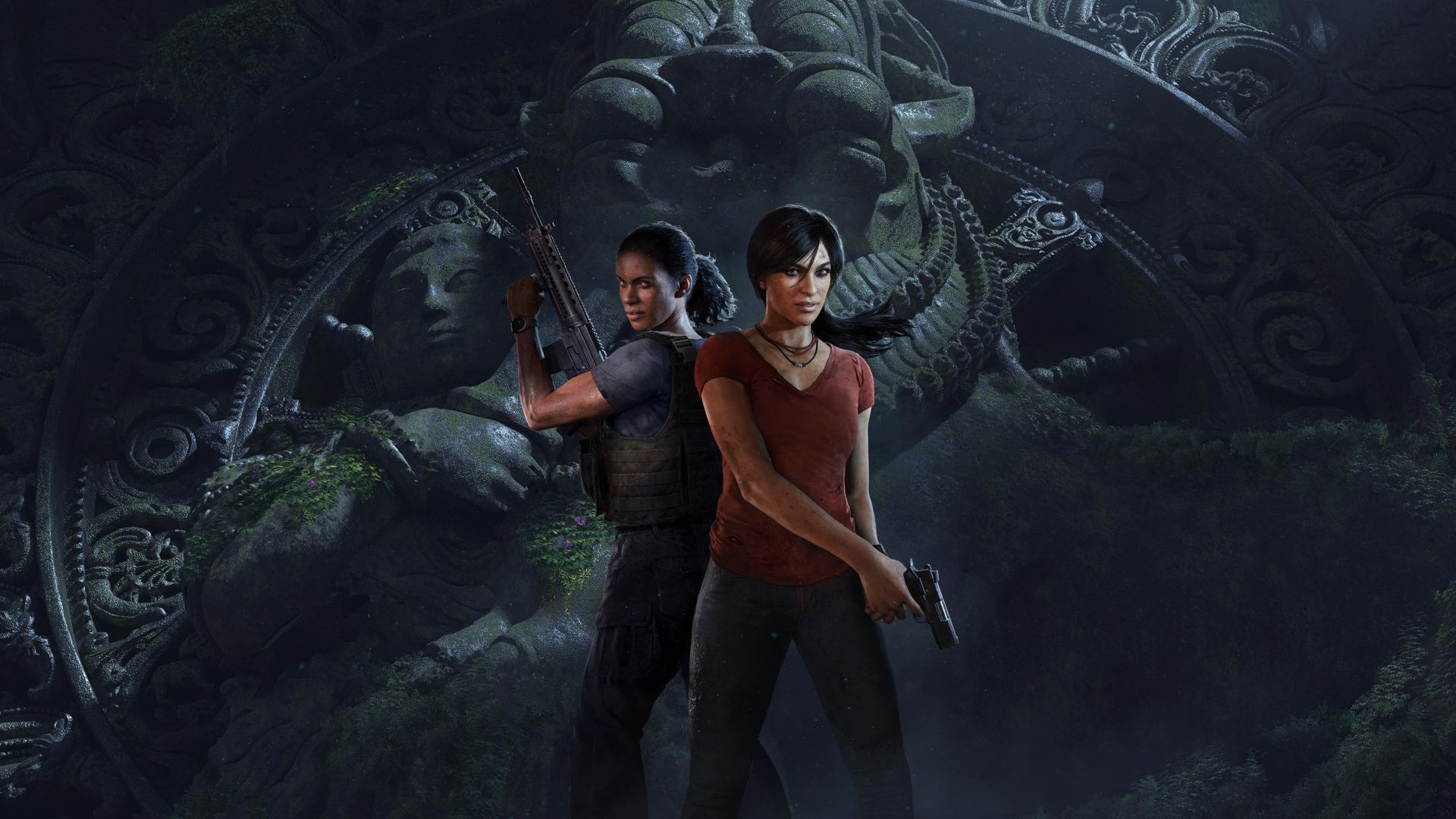 Wallpaper Chloe Frazer, Nadine Ross, Uncharted: The Lost Legacy, video game