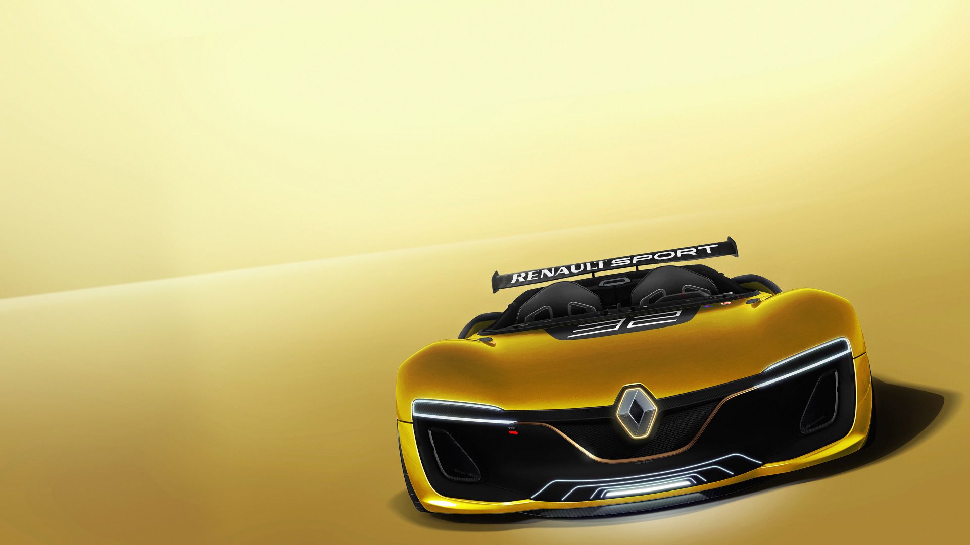 Wallpaper Renault Sport Spider, sports car, front, 4k