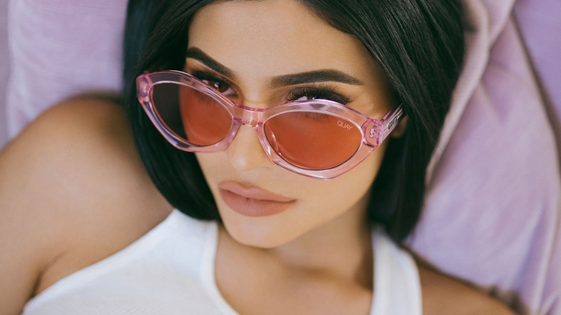 Wallpaper Kylie jenner, quay, sunglasses