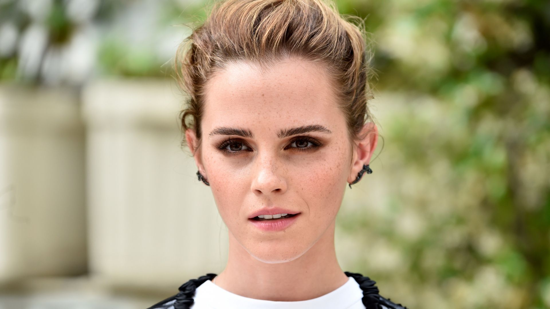 Wallpaper Emma Watson, beautiful face, 2017, 5k