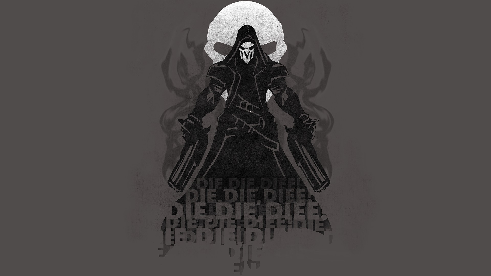 Desktop Wallpaper Reaper Digital Art Overwatch Online Game Hd