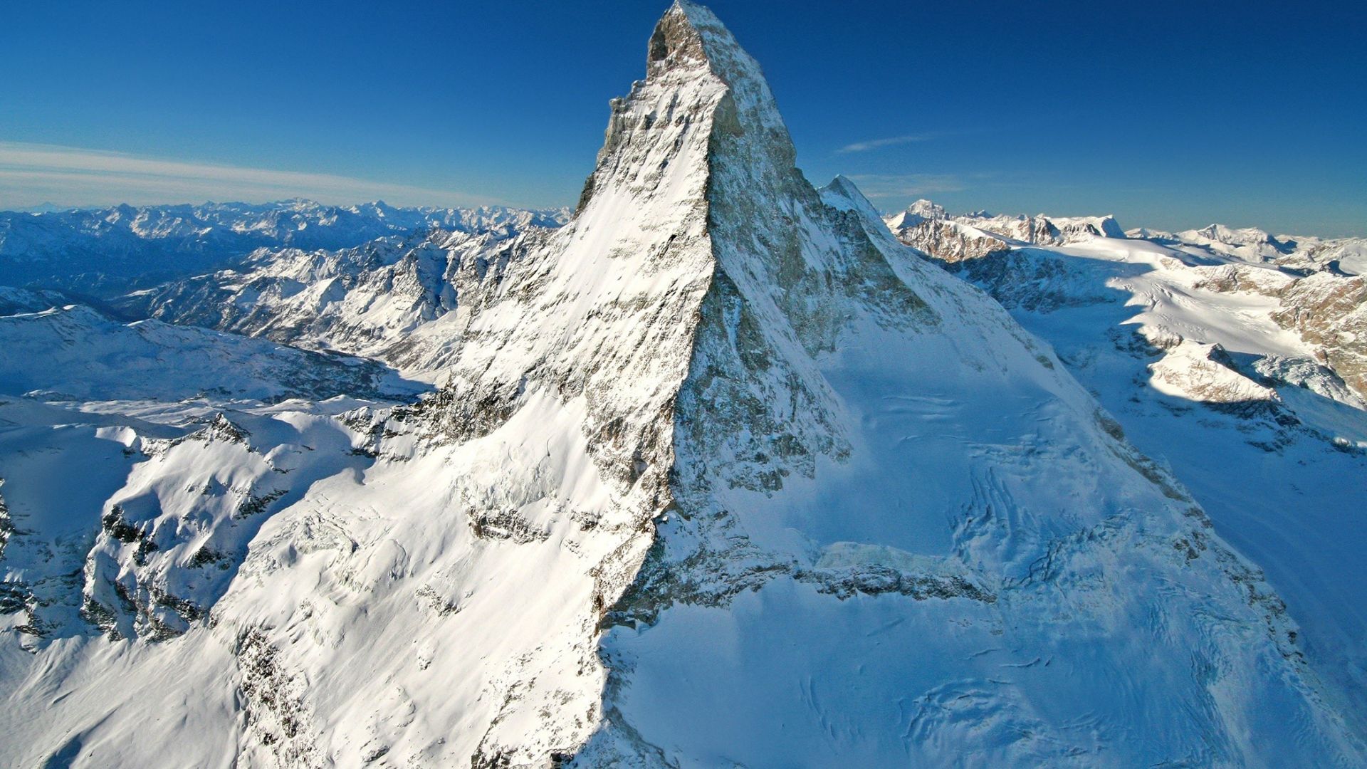 Desktop Wallpaper Matterhorn, Cliff, Mountains, Hd Image, Picture,  Background, 5c2467