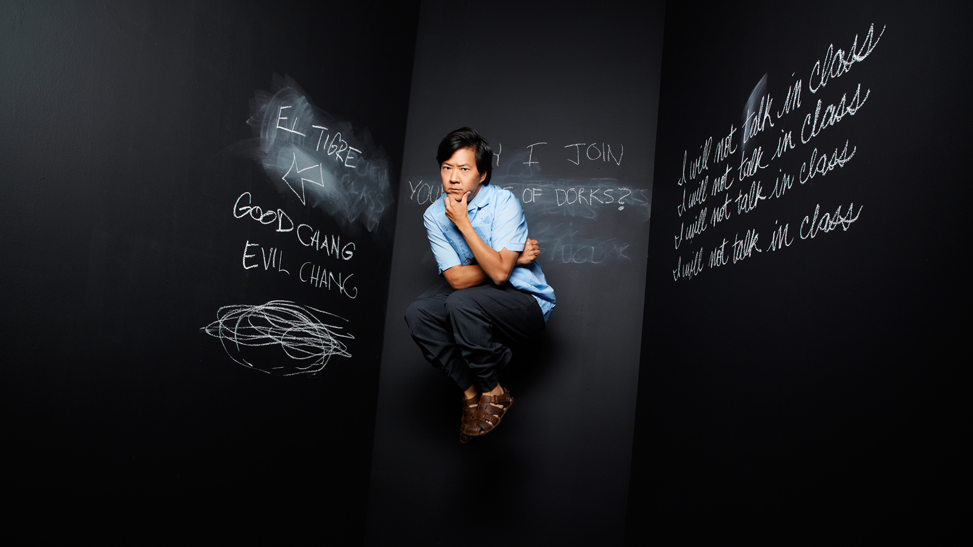Wallpaper Tv series community, Ken Jeong, black board