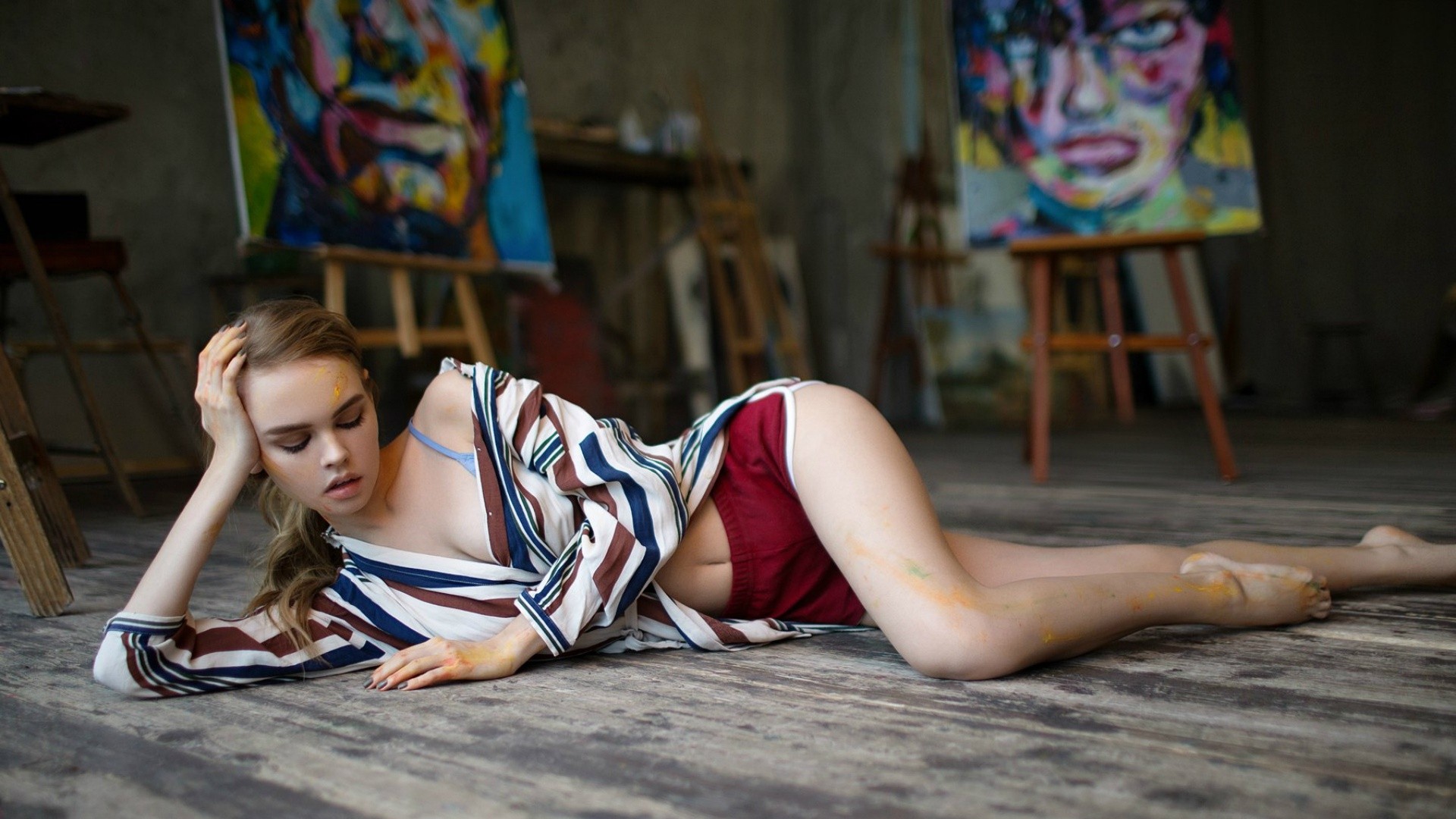 Wallpaper Anastasia Shcheglova, a girl model