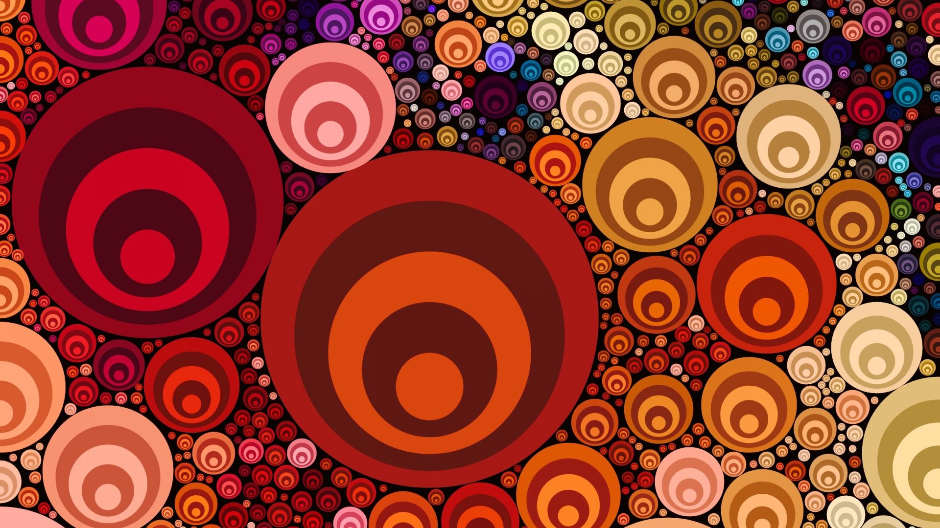 Wallpaper Circles, colorful, pattern, abstract