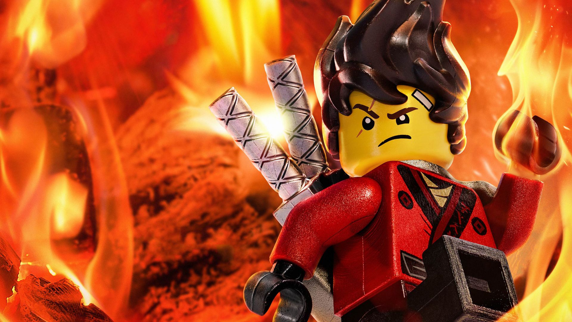 Wallpaper Kai, angry ninja, The Lego Ninjago Movie