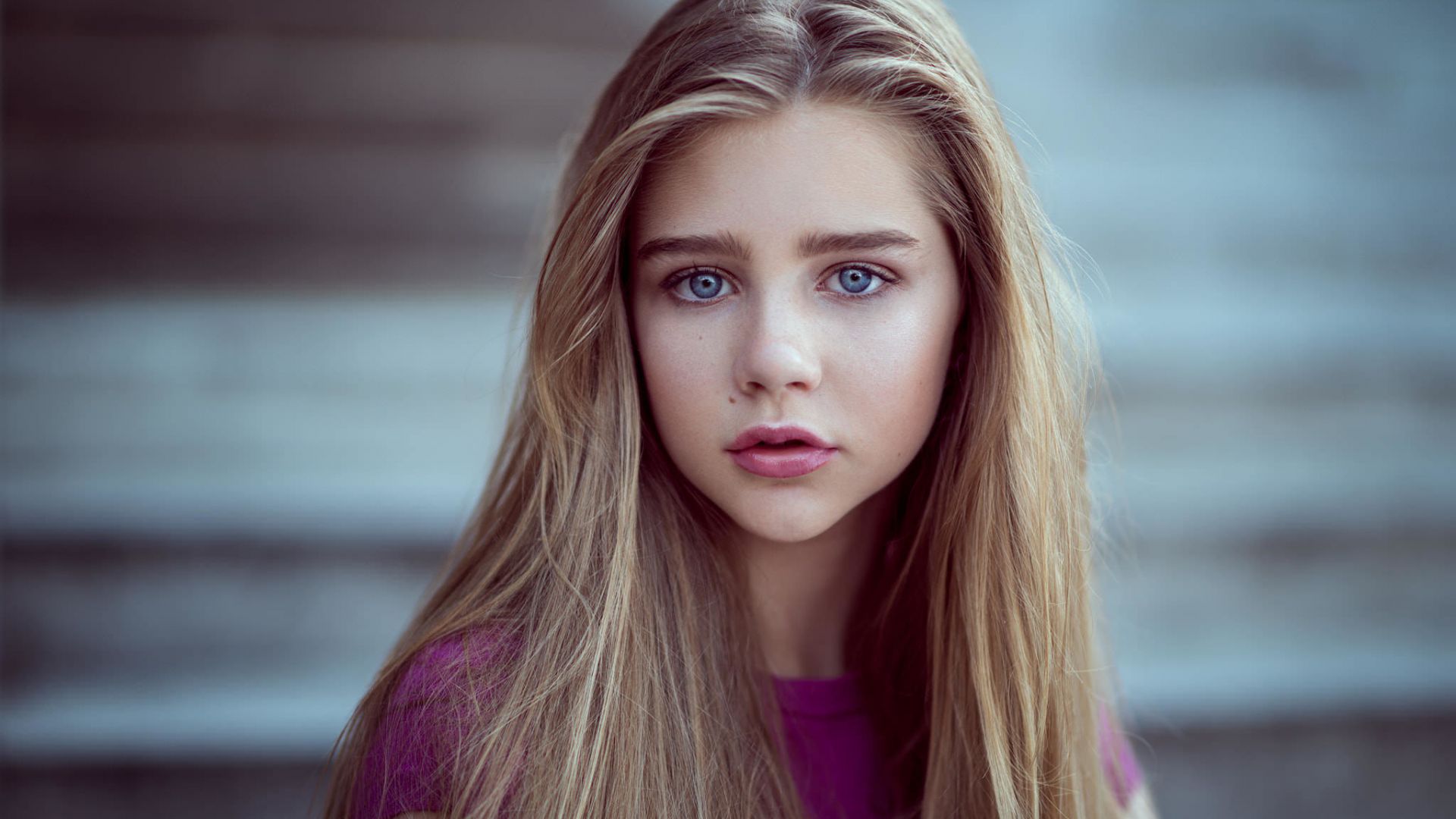 Wallpaper Blonde, girl model, beautiful