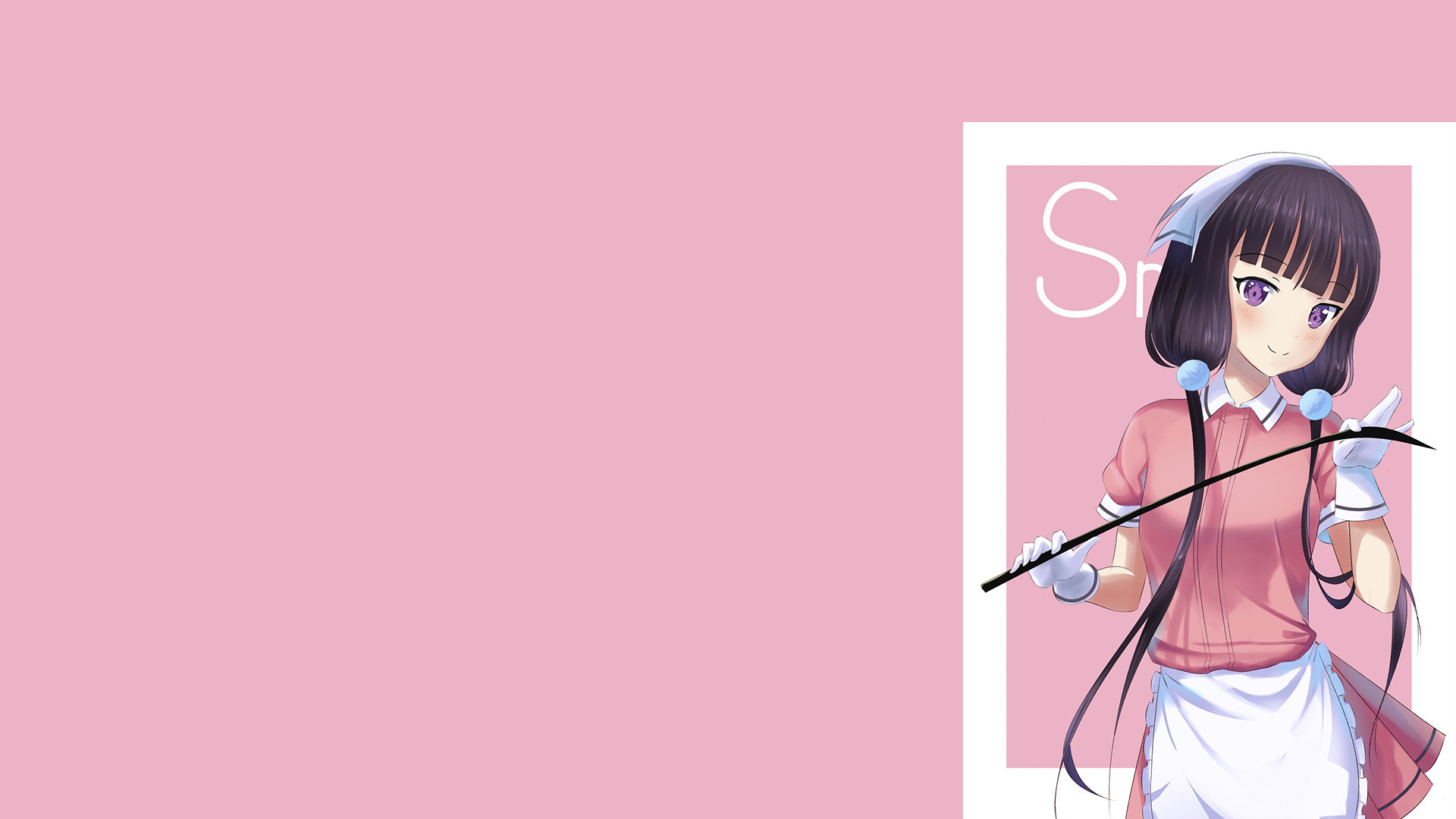 Wallpaper Cute anime, maid, Maika Sakuranomiya