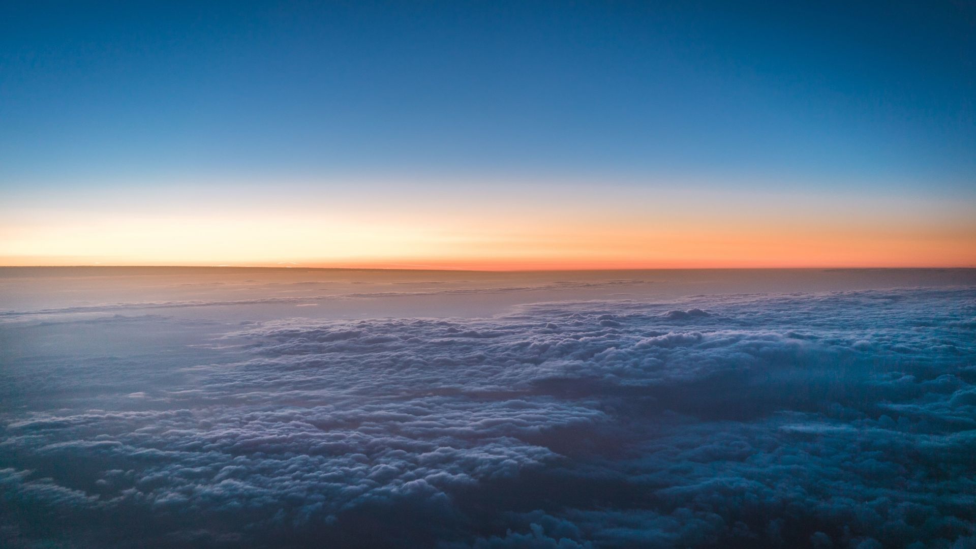 Desktop Wallpaper Above Clouds, Sunset, Skyline, 4k, Hd Image, Picture,  Background, 67625a