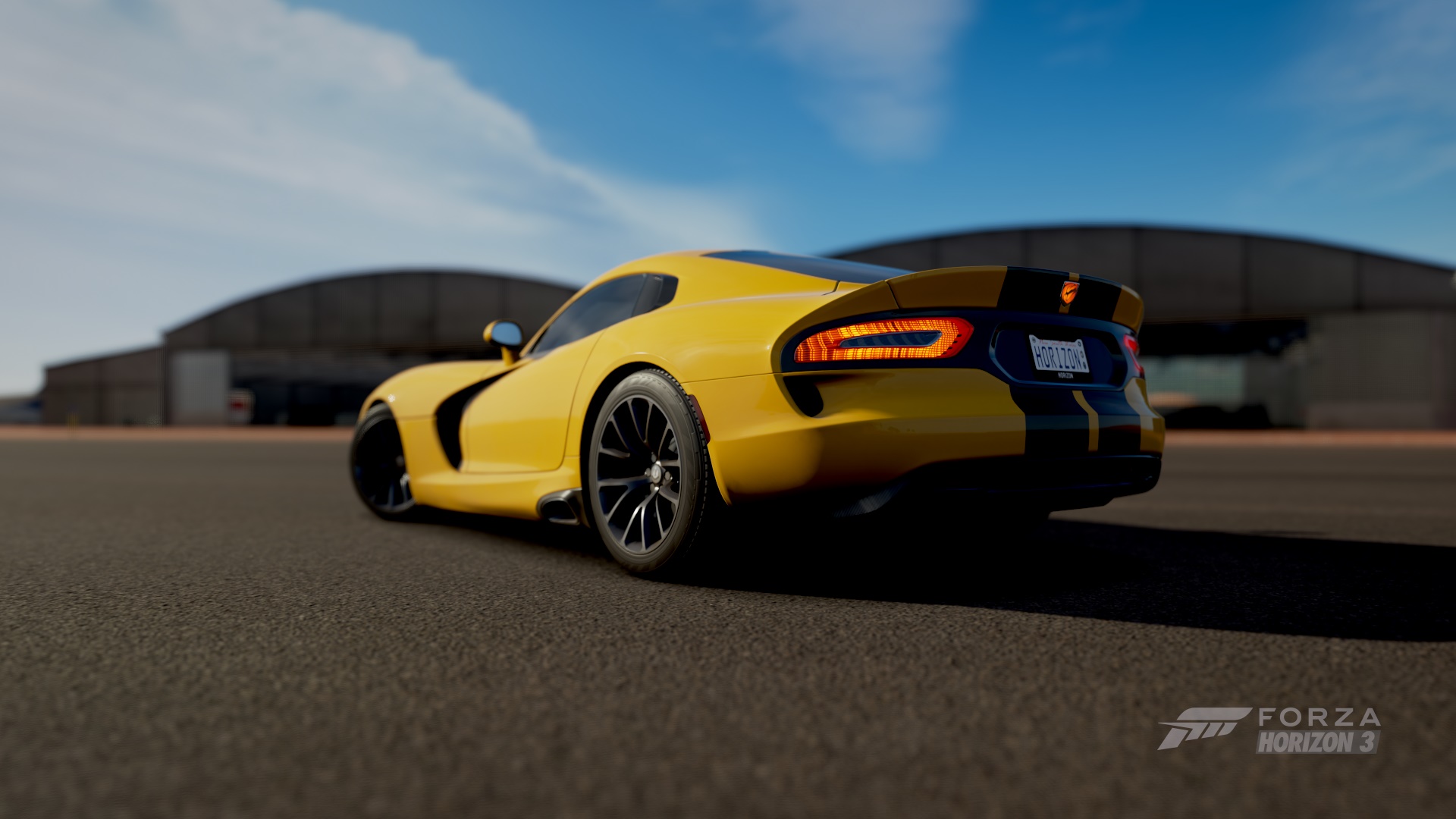Wallpaper Dodge Viper, sports car, Forza Horizon 3, video game