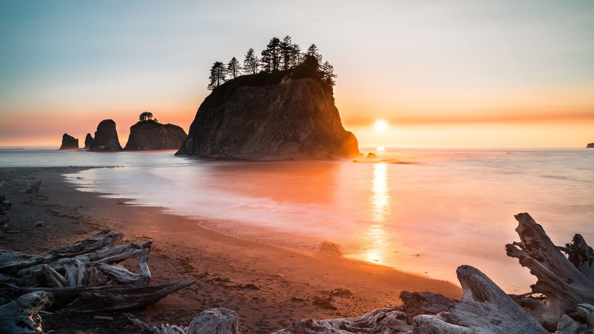 Desktop Wallpaper Coast, Beach, Sunrise, Sea, Cliff, 8k, Hd Image, Picture,  Background, 6b8324