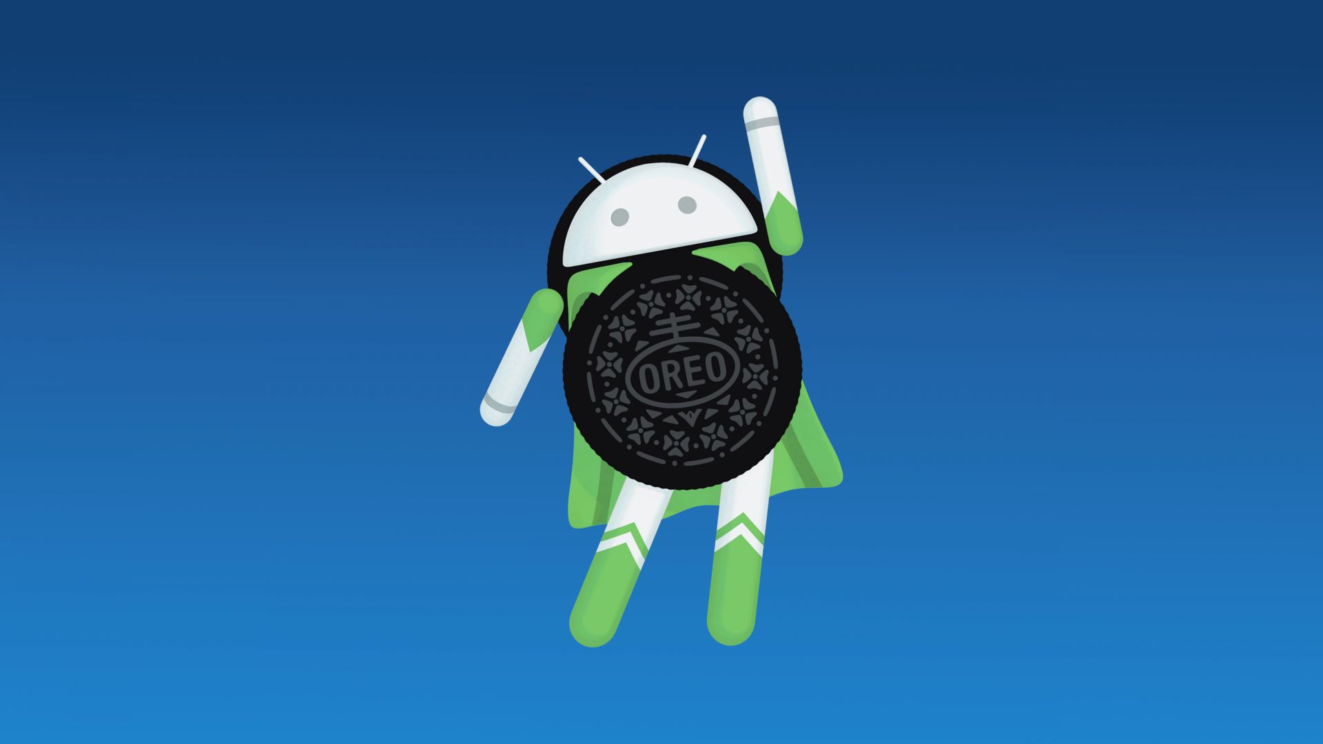 Wallpaper Android Oreo, logo, 4k