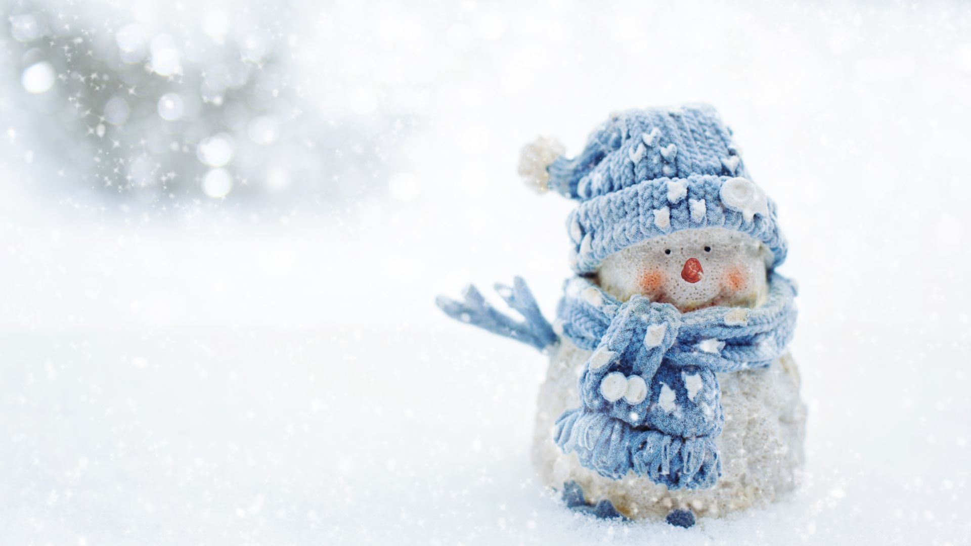 Wallpaper Snowman, winter, snow