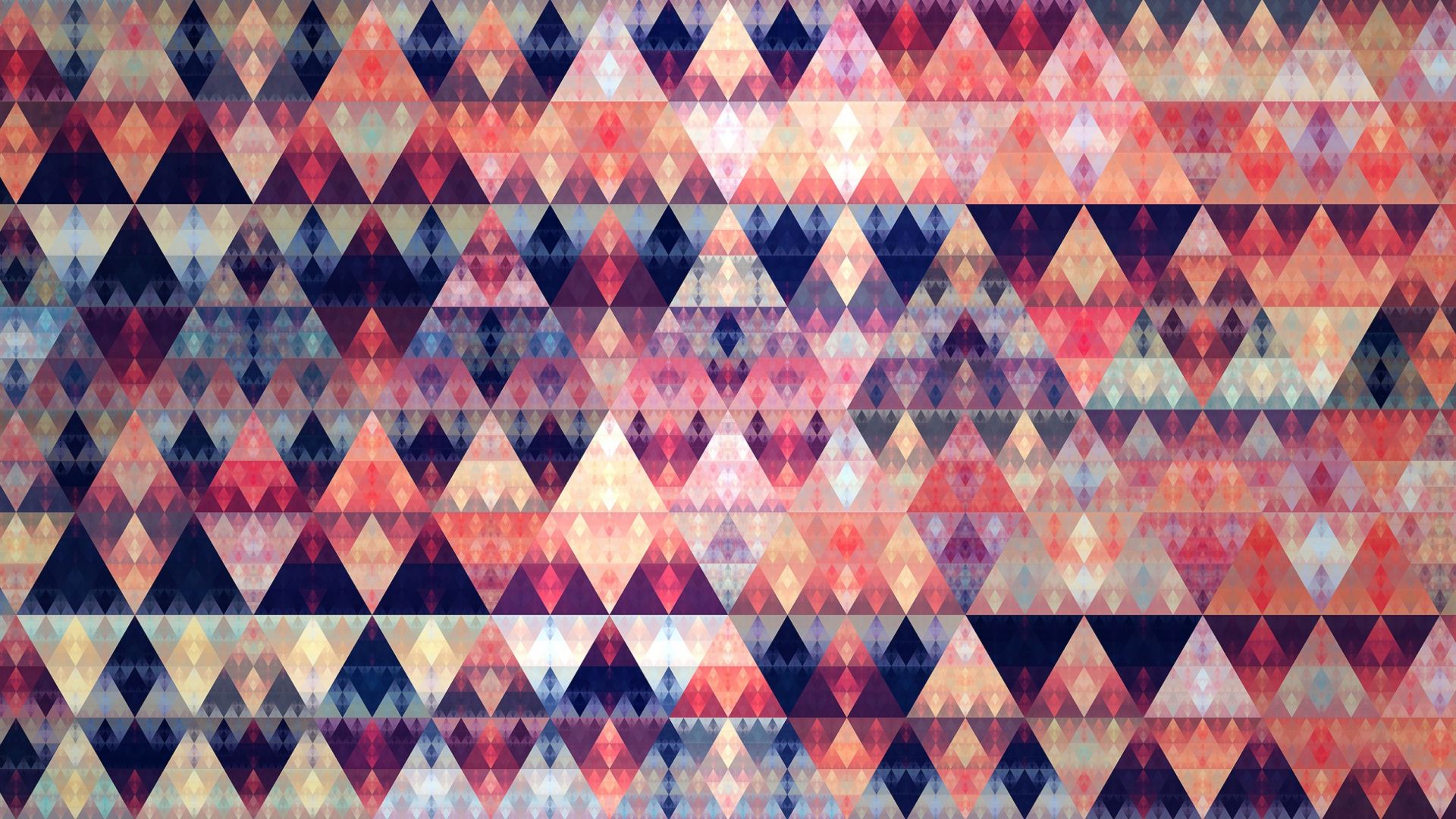 Wallpaper Triangles, abstract, digital art