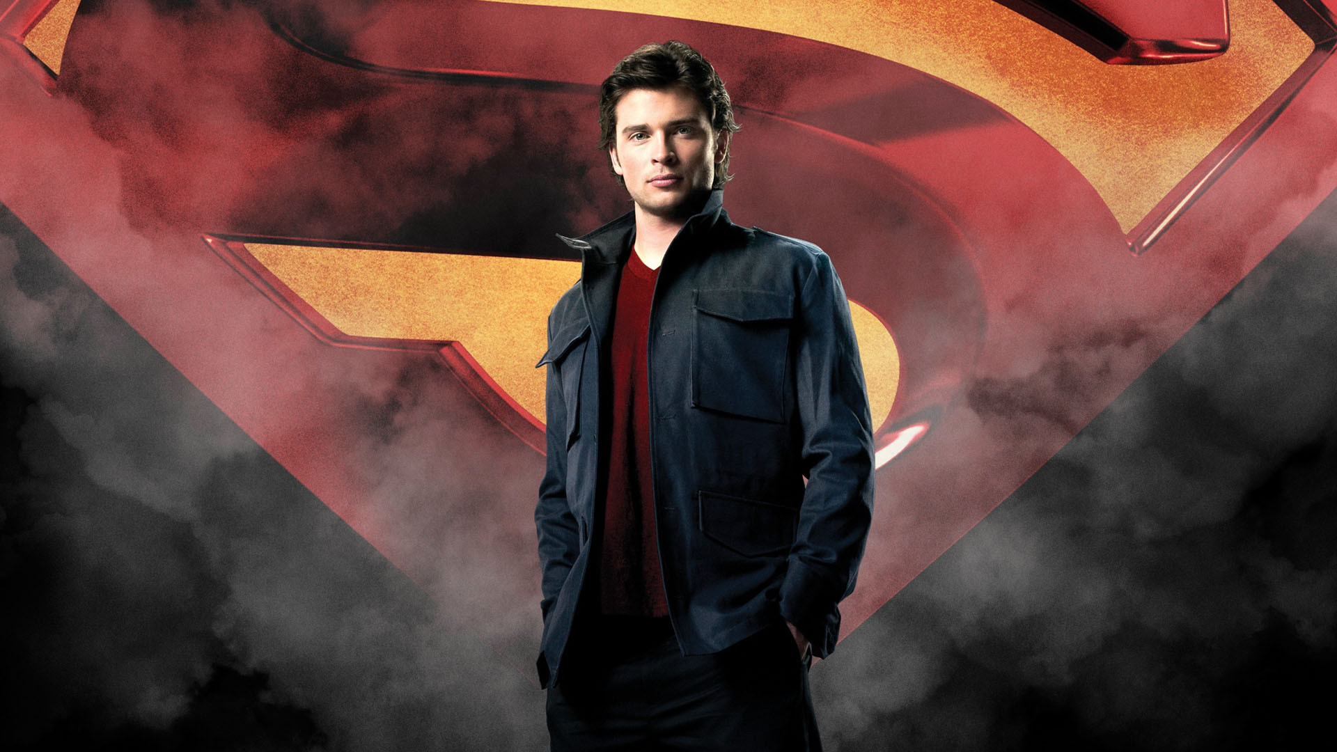 Wallpaper Tom Welling, Smallville, TV show, actor, superman