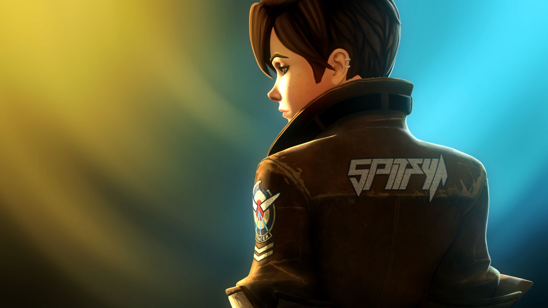 Wallpaper Tracer, jacket, overwatch, game, video game