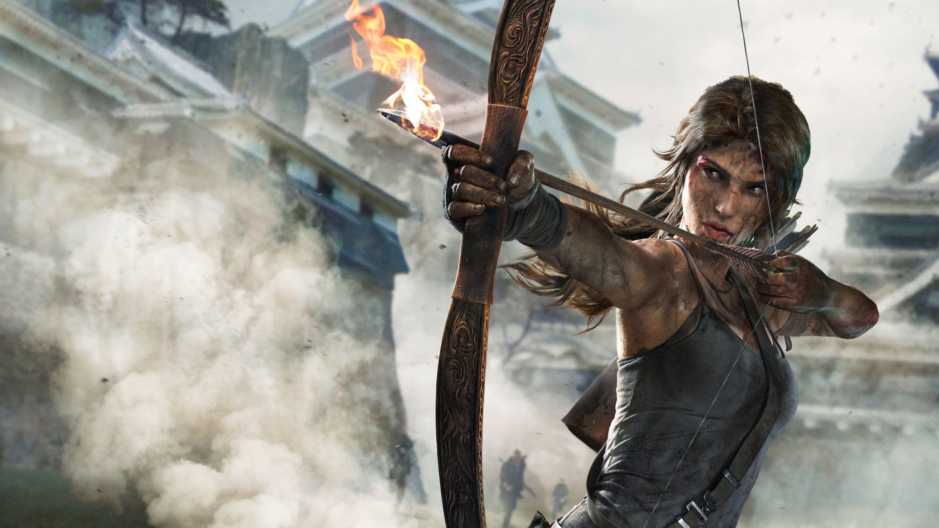 Wallpaper Tomb Raider video game, Lara Croft