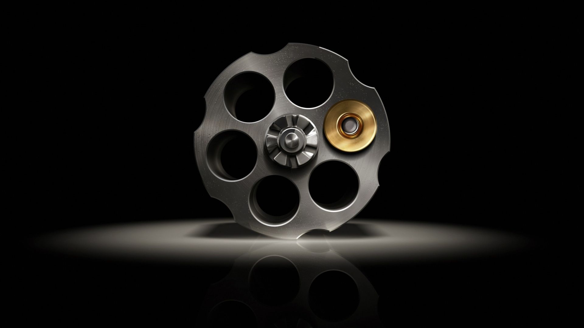 Wallpaper Gun roulette, bullet