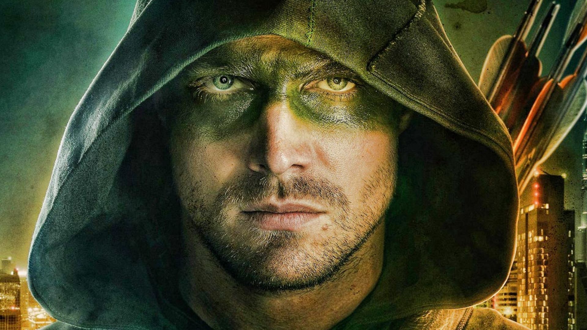 Wallpaper Stephen Amell as Green arrow in Arrow season 5
