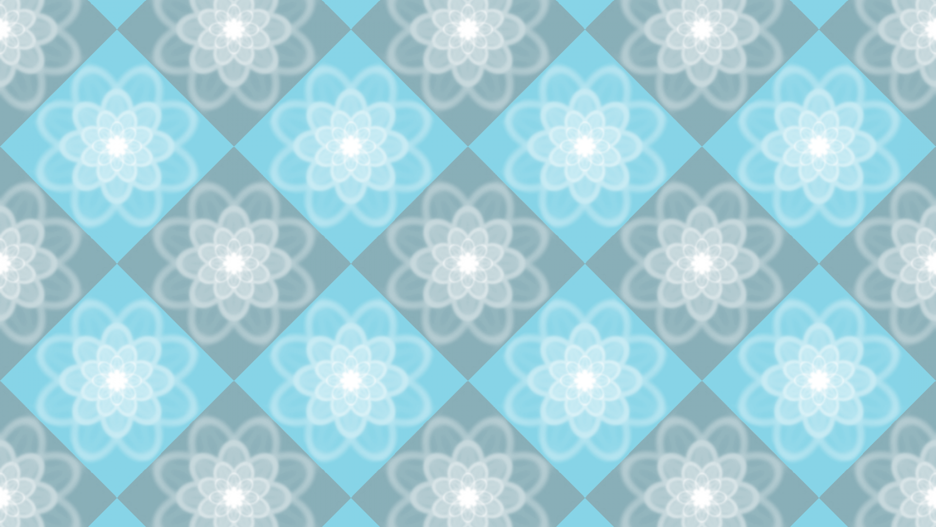 Wallpaper White light blue gray floral pattern, abstract