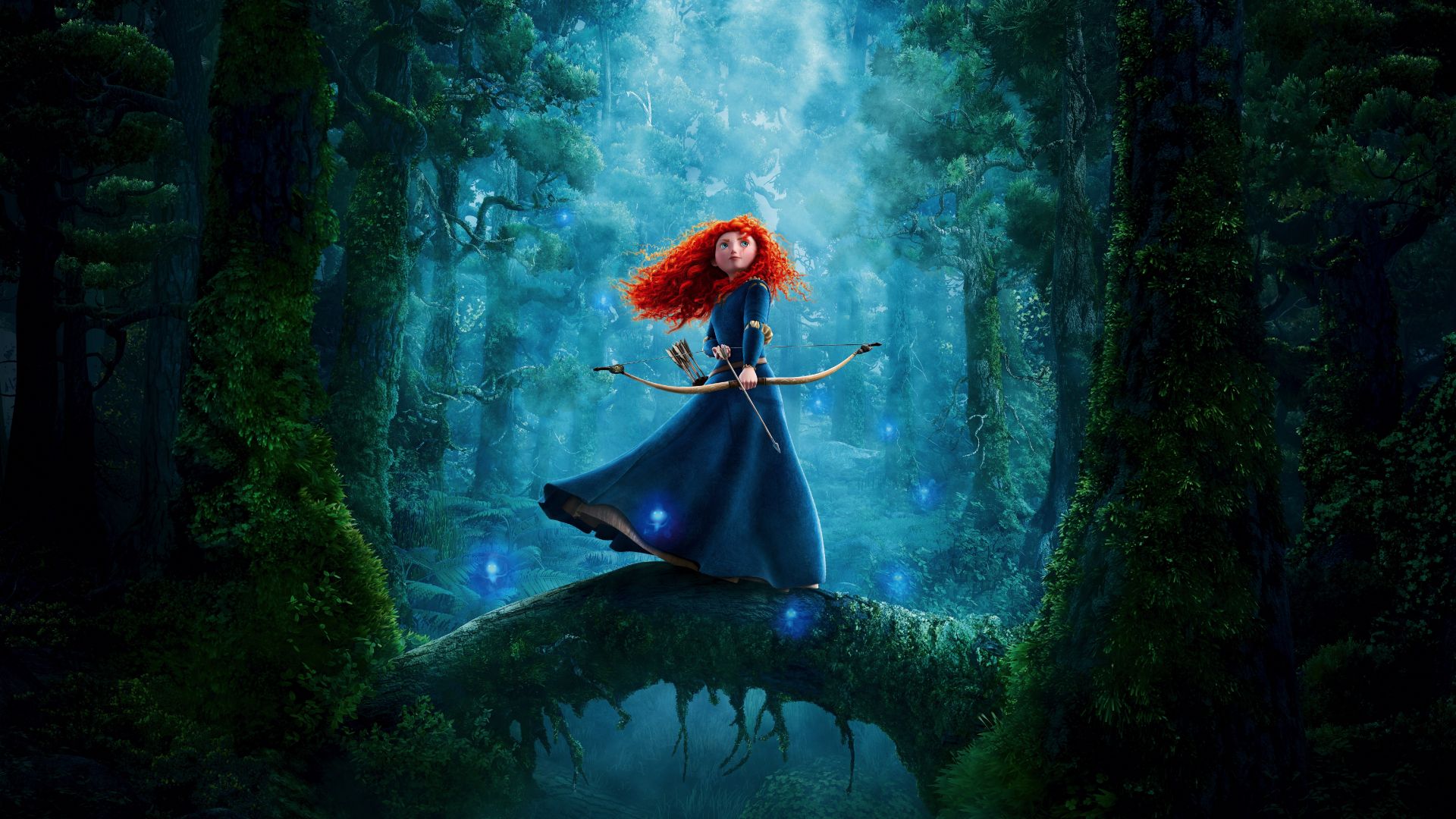 Wallpaper Brave, animation movie, princess, merida, pixar, 4k