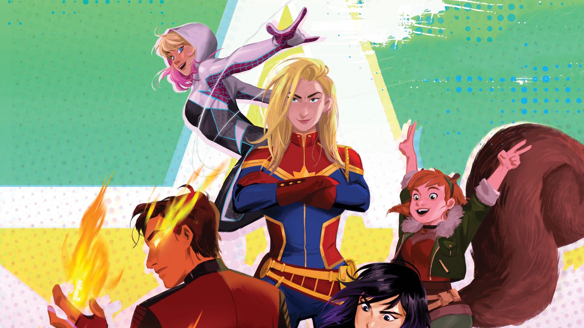Wallpaper Marvel Rising: Secret Warriors, animated movie, 2018, 4k