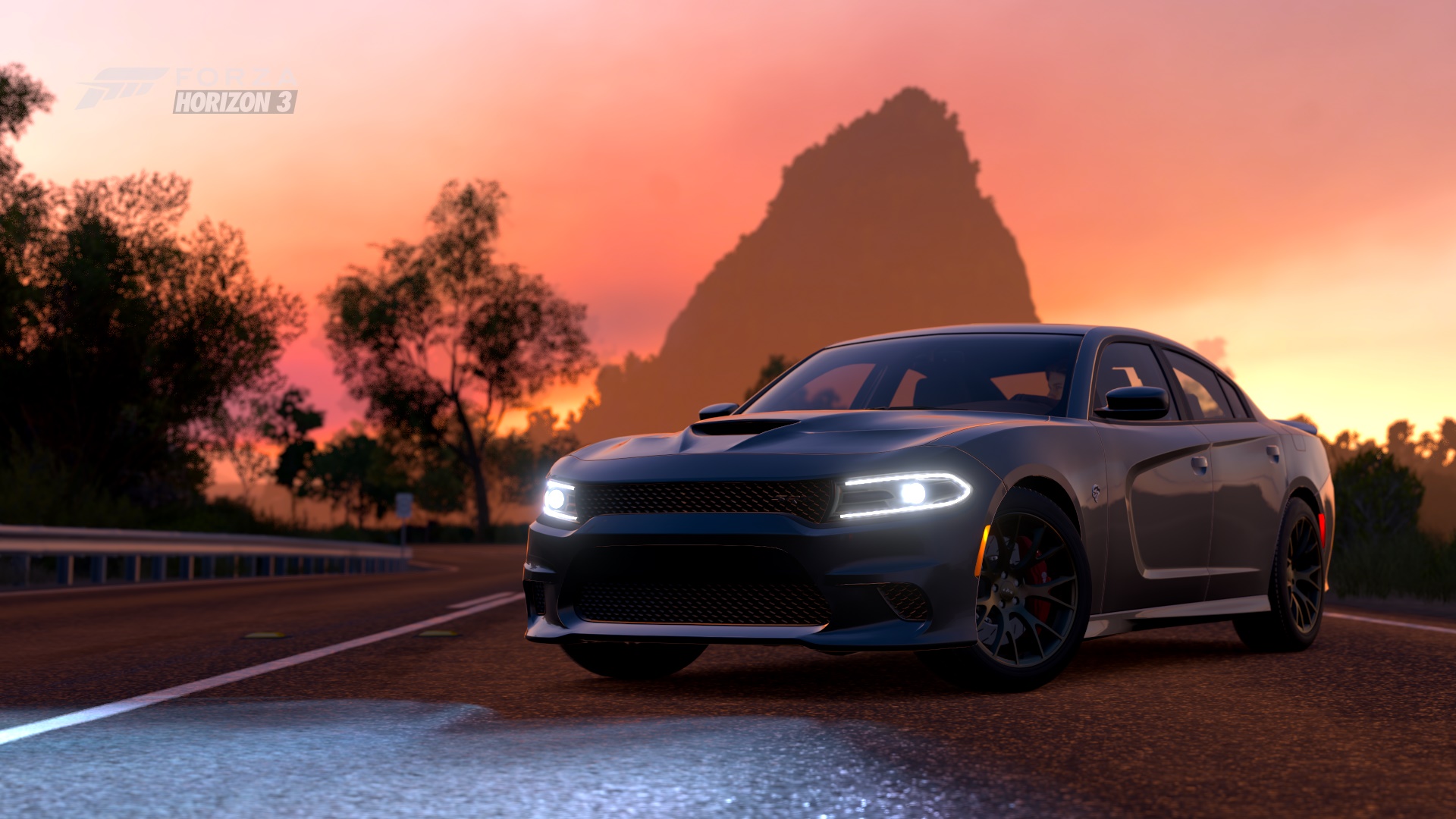 Wallpaper Dodge Charger, Forza Horizon 3, video game