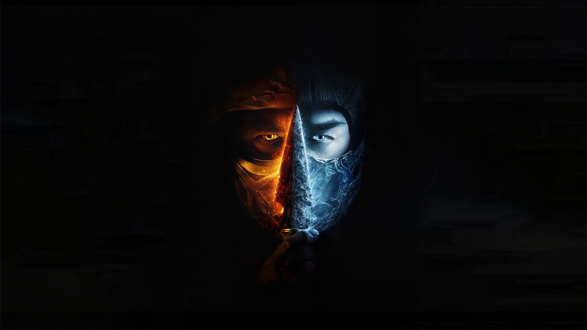 Wallpaper Mortal Kombat, 2021 movie, logo
