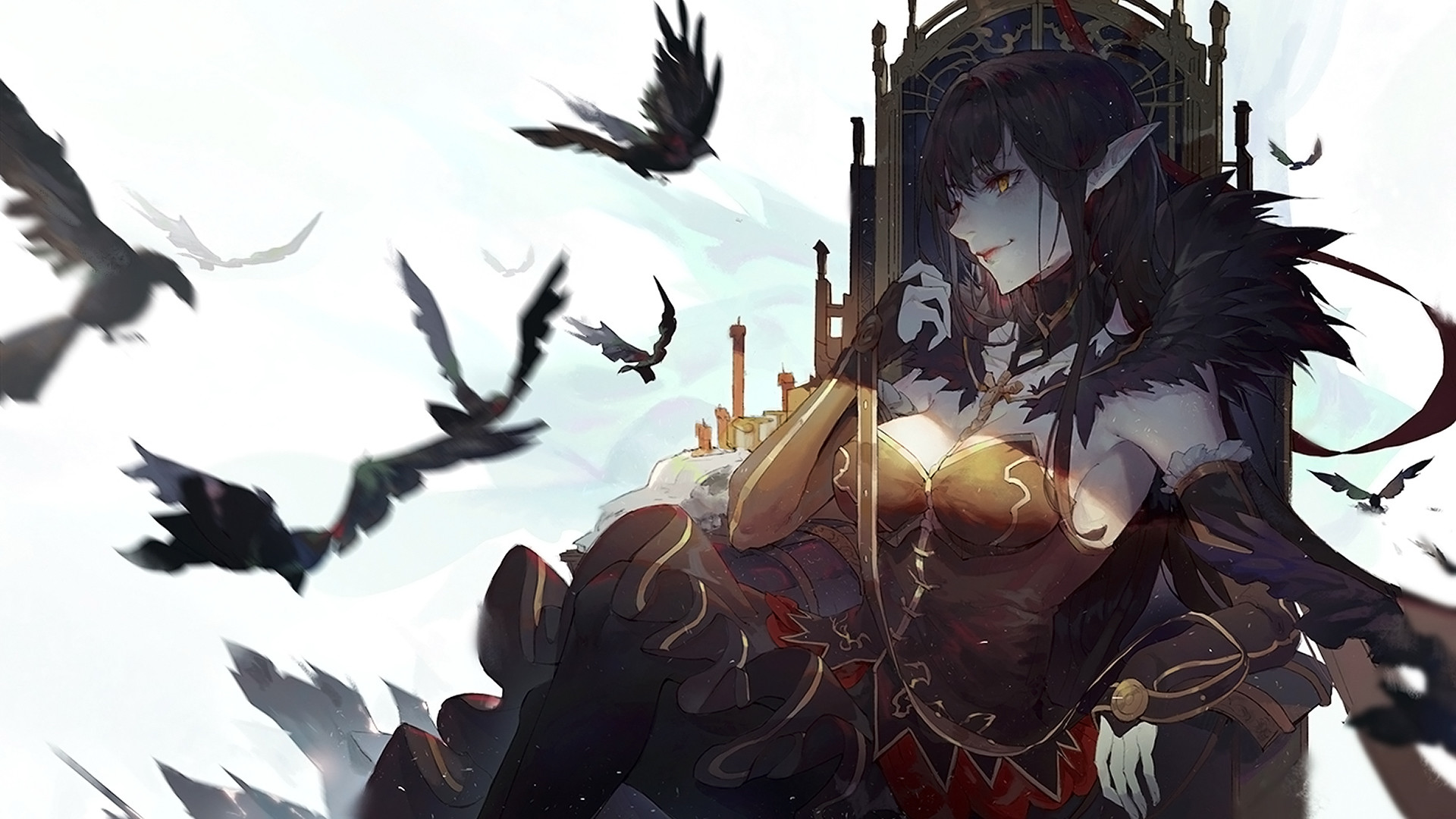 Wallpaper Assassin of red, fate/apocrypha, anime girl