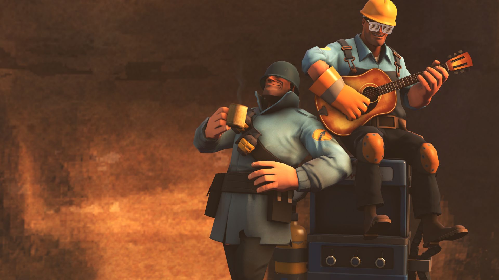 Wallpaper Team fortress 2 game, 2007 game