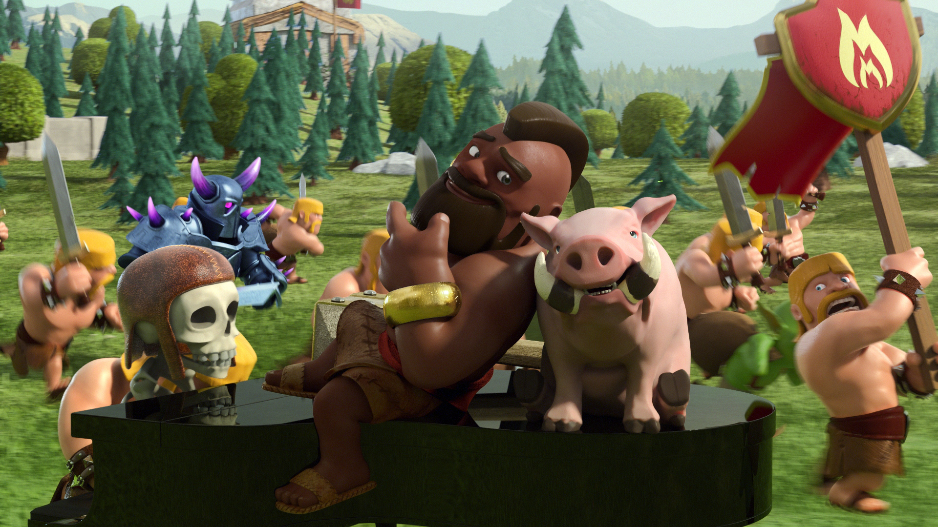 Wallpaper Clash of clans mobile game