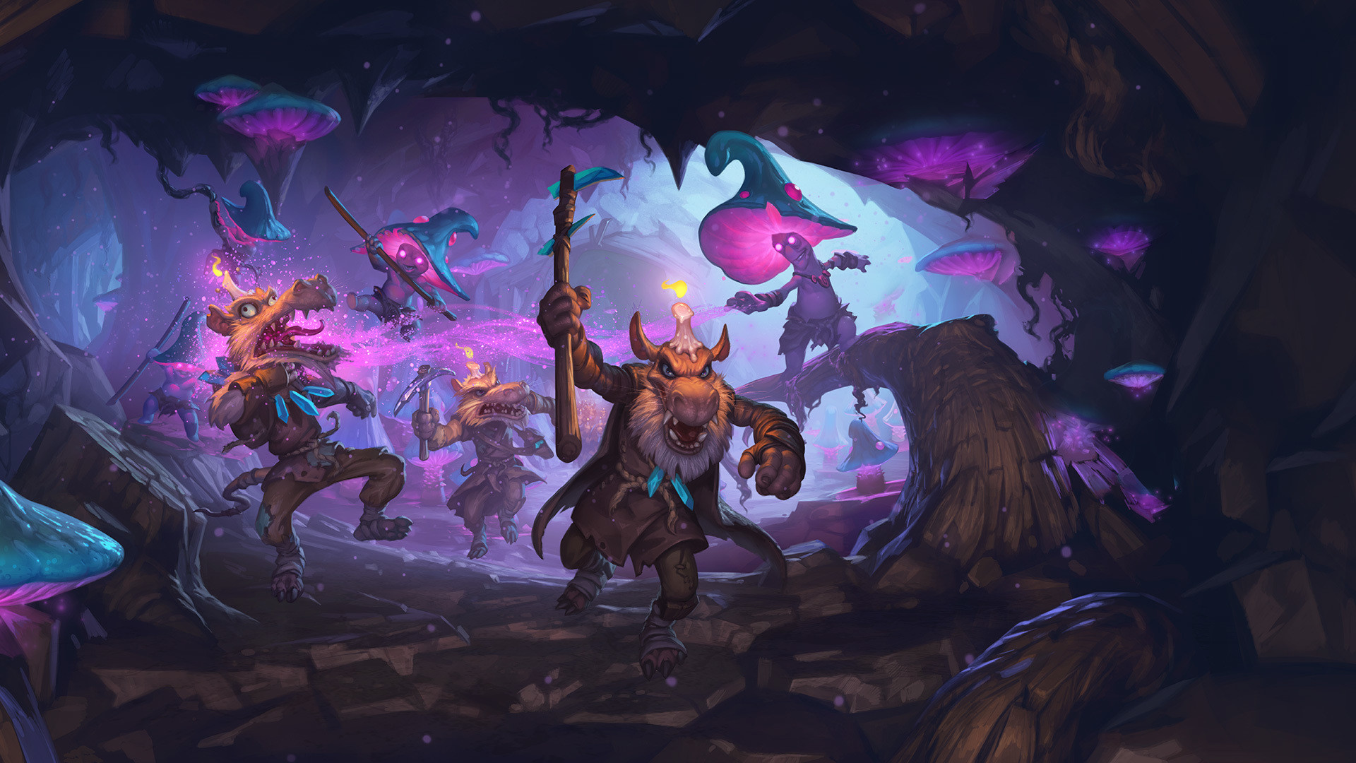 Wallpaper Hearthstone, kobolds and catacombs, 2017