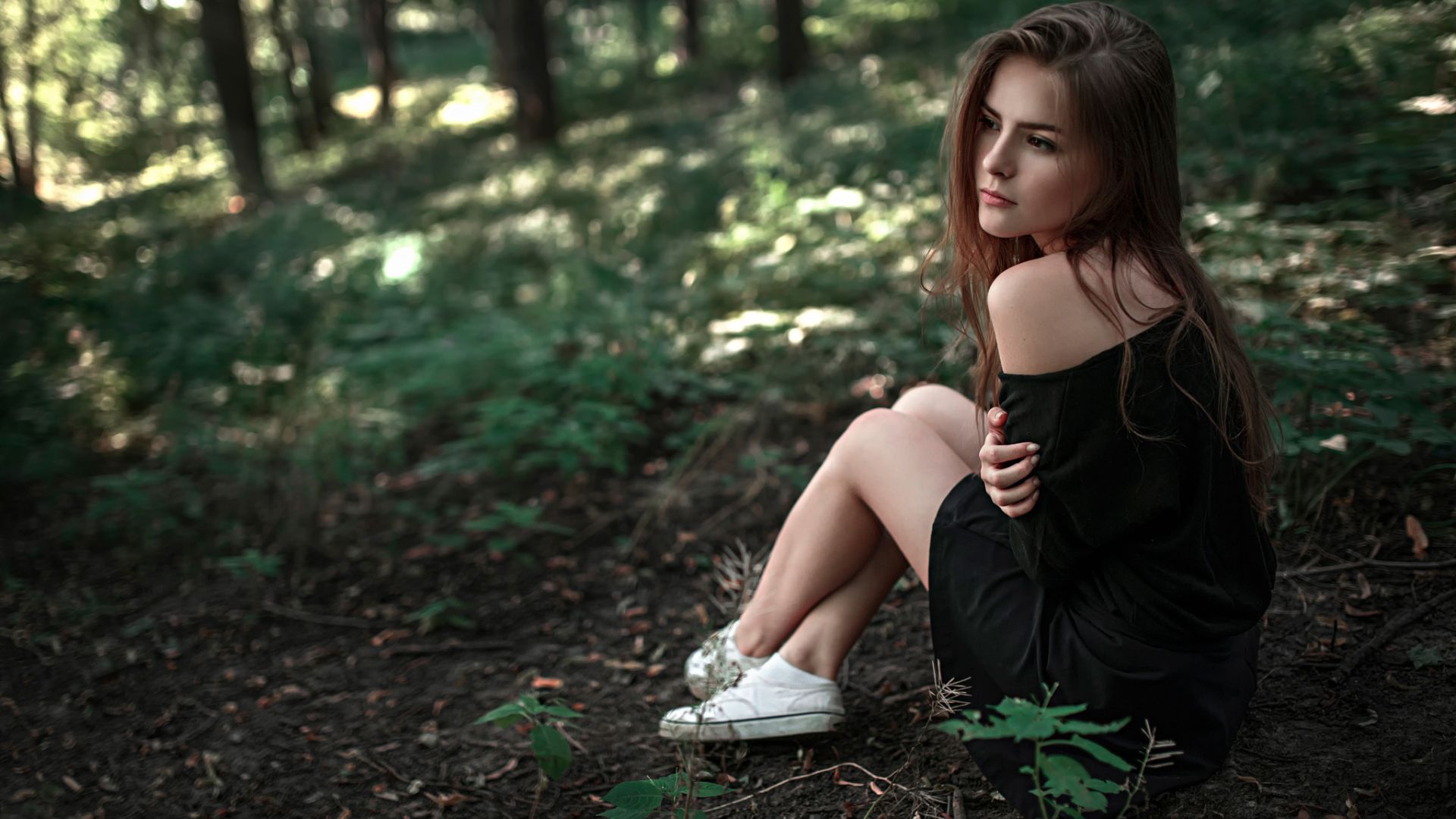 Wallpaper Vasilisa Sarovskaya, girl model, outdoor