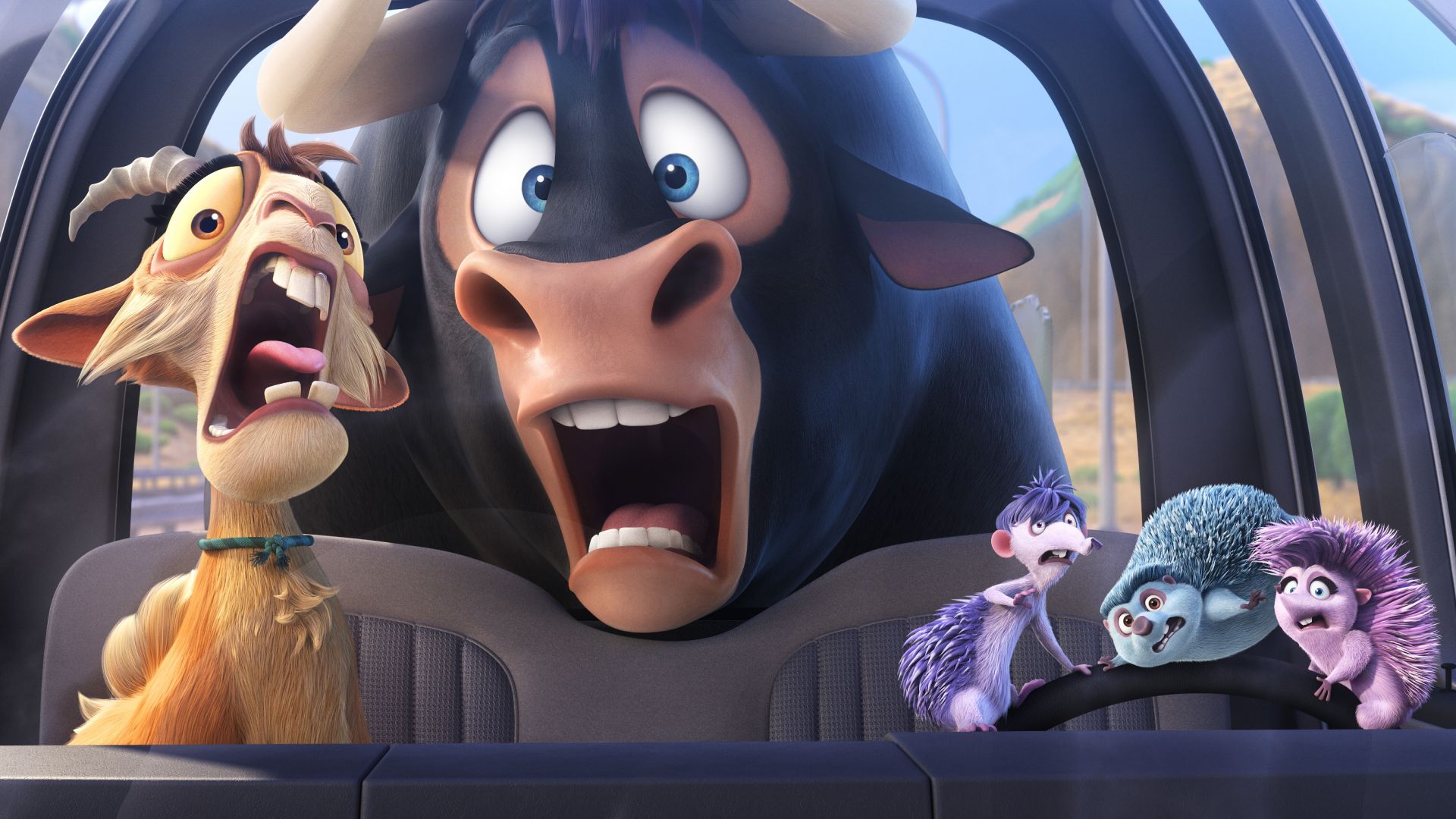 Wallpaper Ferdinand, animated movie, animals, 2017 movie, 4k