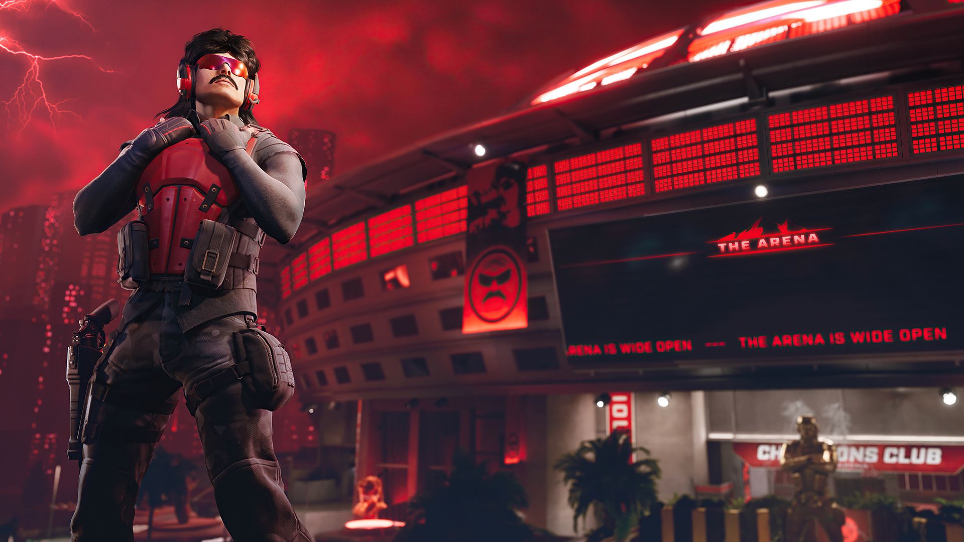 Wallpaper Dr DisRespect, video game character, 2020