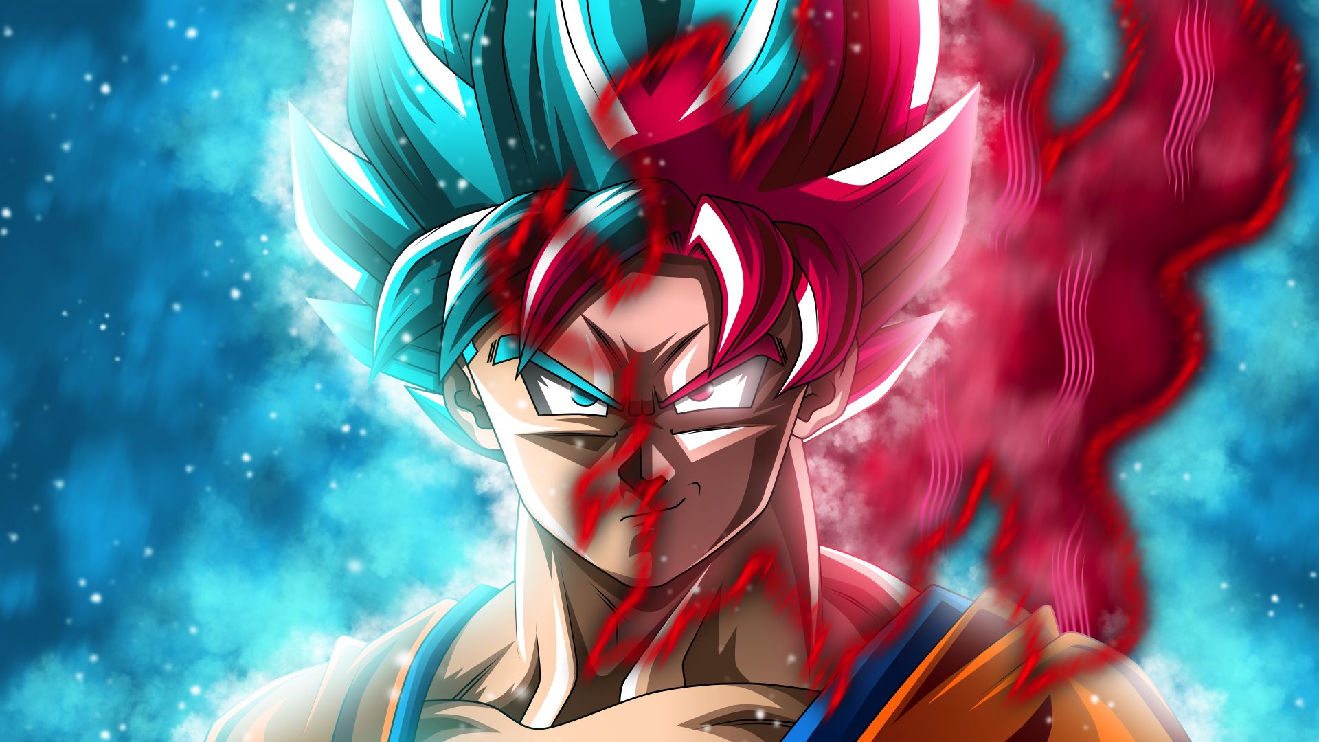 Desktop Wallpaper Goku, Angry Face, Anime Boy, Dragon Ball, Hd Image,  Picture, Background, 8d32ab