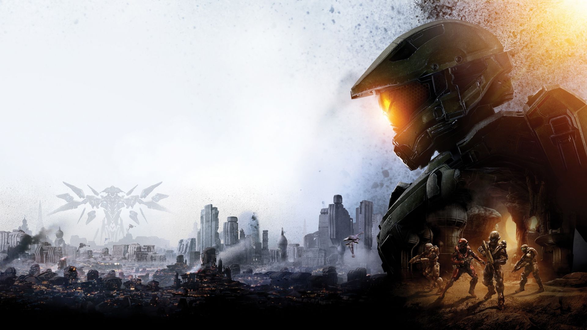 Wallpaper Master chief, halo 5, video game, 5k